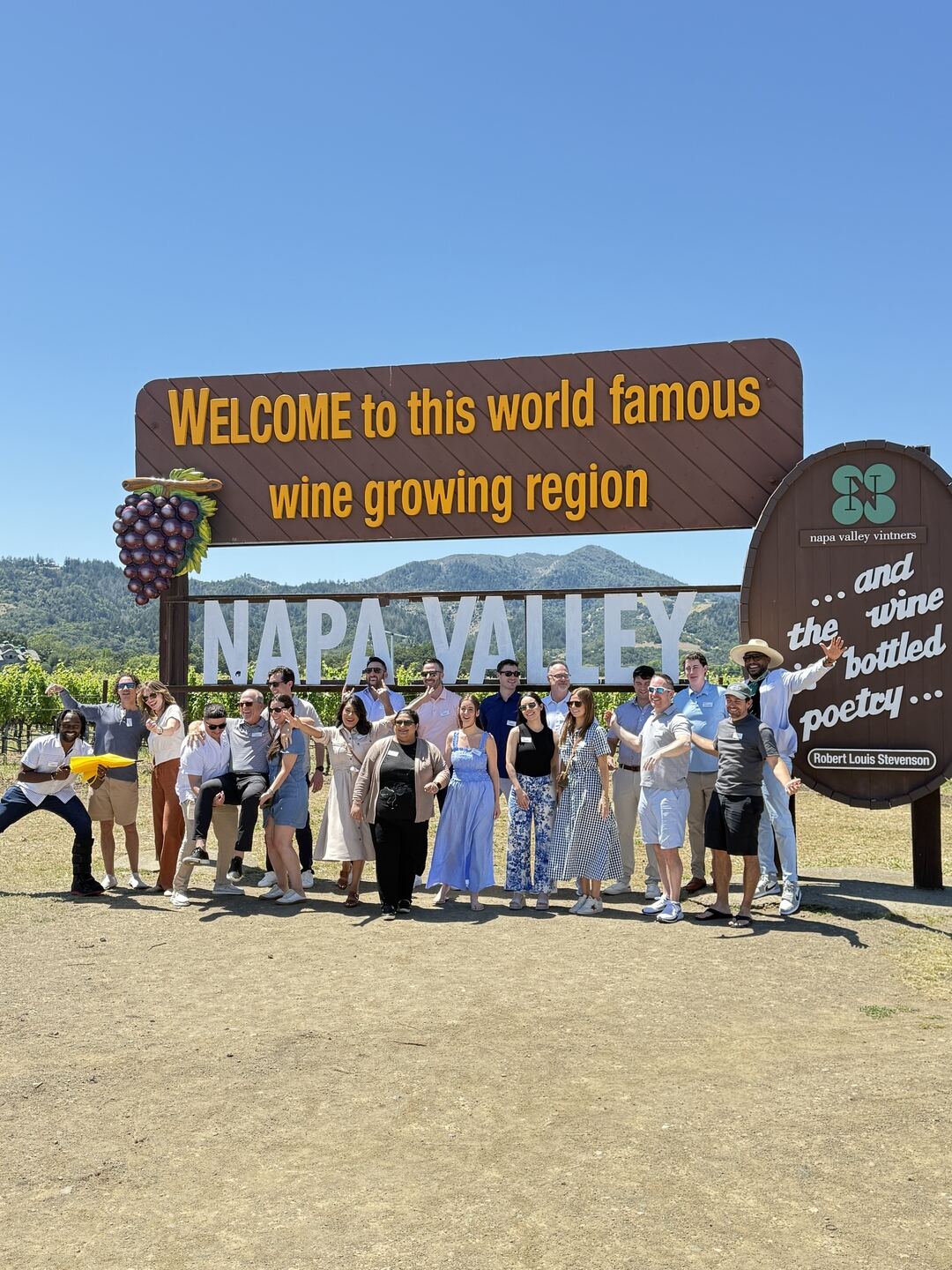 NapSac team wine country