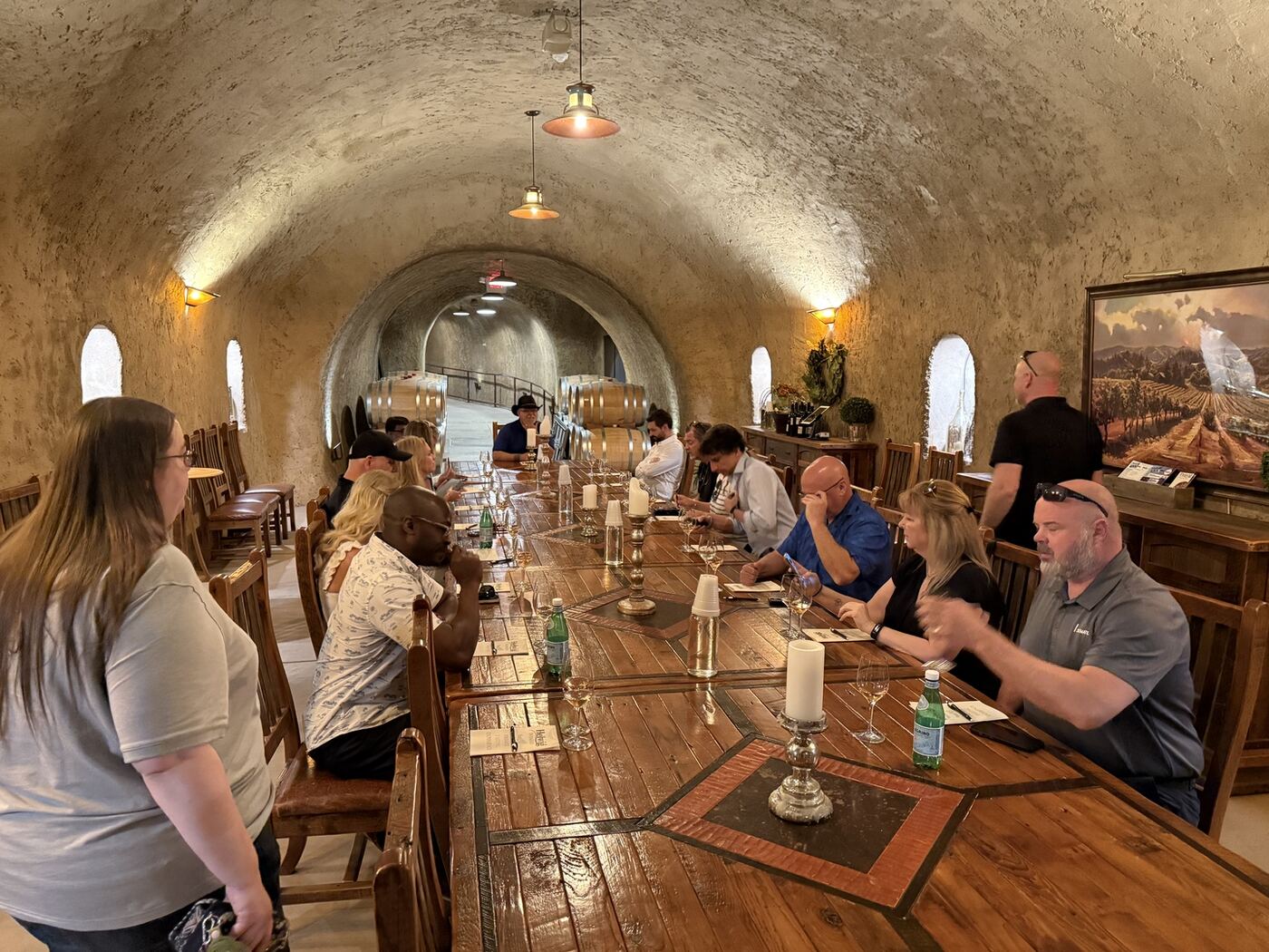 NapSac team building wine country